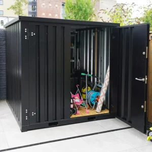 conteneur demontable noir 2 x 2 m – double porte 2.webp