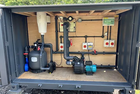 piscina contentor de 20 pÉs com jato de nataÇÃo cinza antracite piscina contentor de 20 pÉs com jato de nataÇÃo cinza antracite